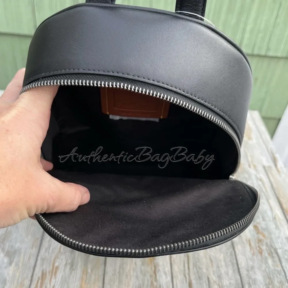 Coach Turnlock Sling Pack Bag Backpack Black